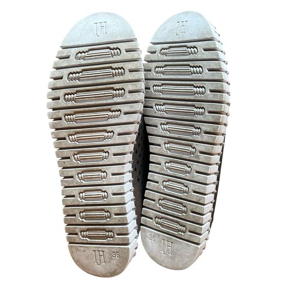 Ilse Jacobsen Tulipu 3576 Sneakers Slip On Size 36 6.5 Gunmetal Leather Comfort - Picture 8 of 8